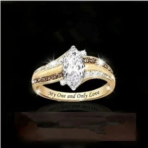 Yellow gold plated ring